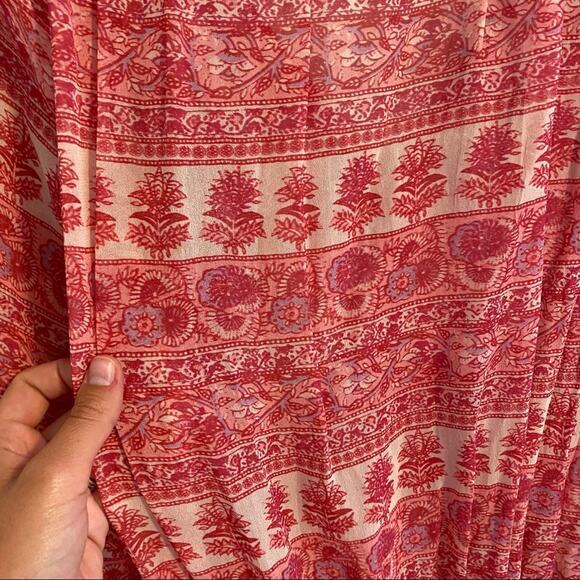 LoveShackFancy Pink Floral Silk Mini Dress XS/S - Picture 7 of 13